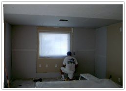 drywall during
